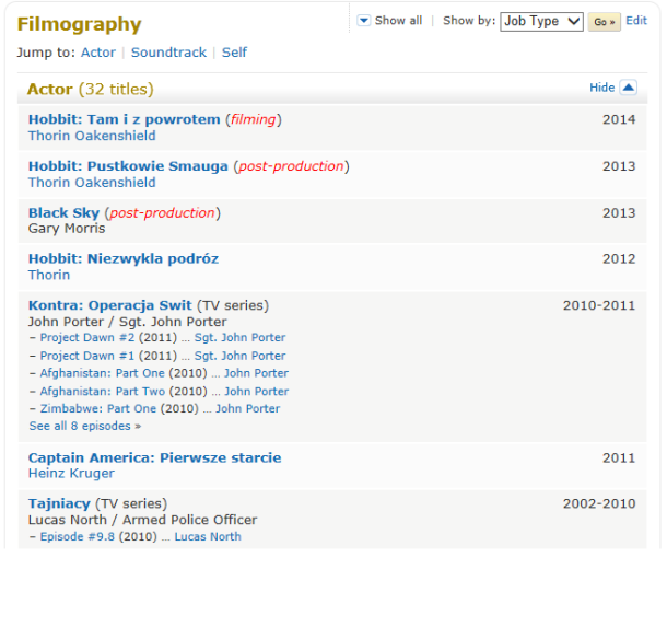 Richard Armitage IMDB